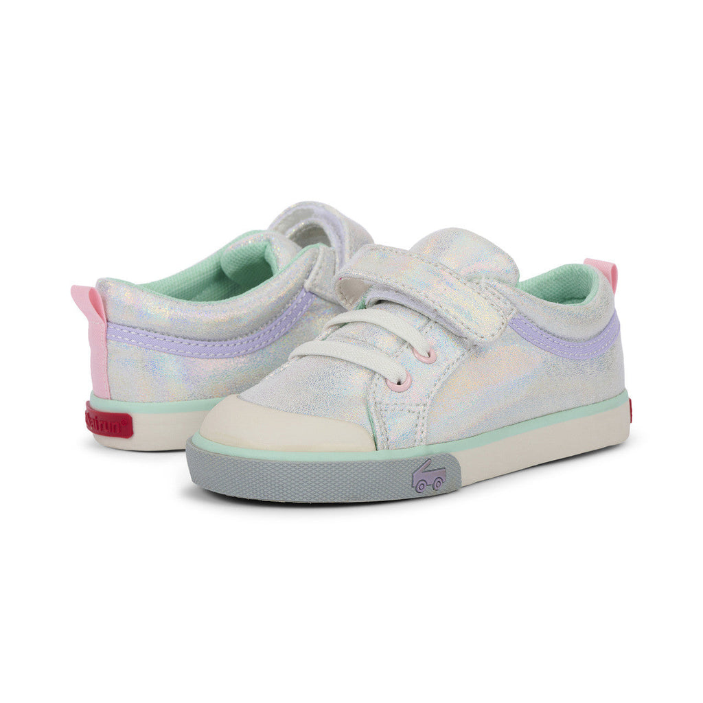 See Kai Run girls Kristin Silver Metallic
