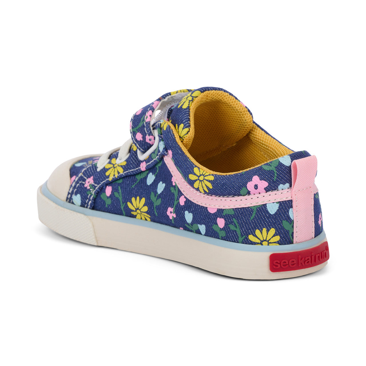 See Kai Run girls Kristin Blue Denim/Floral
