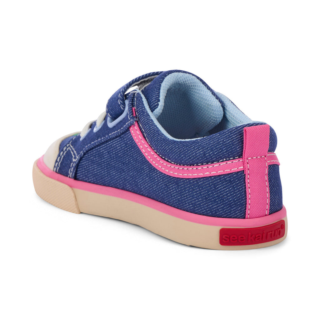 See Kai Run girls Kristin Blue Denim/Garden