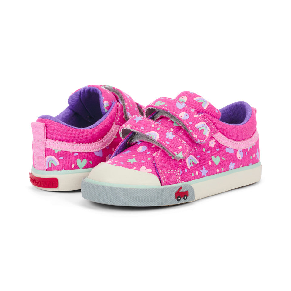 See Kai Run girls Robyne Hot Pink/Happy