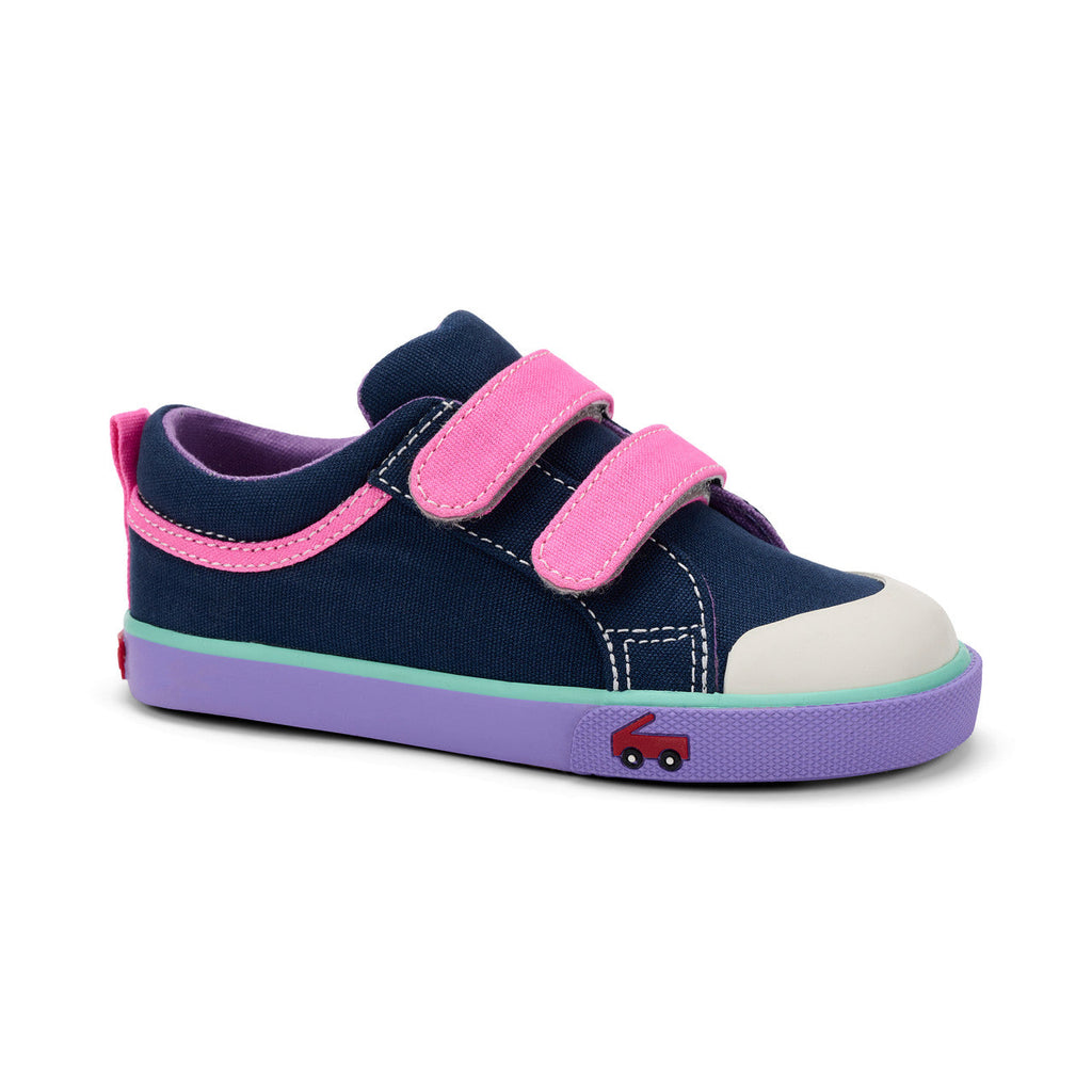 See Kai Run girls Robyne Navy/Hot Pink