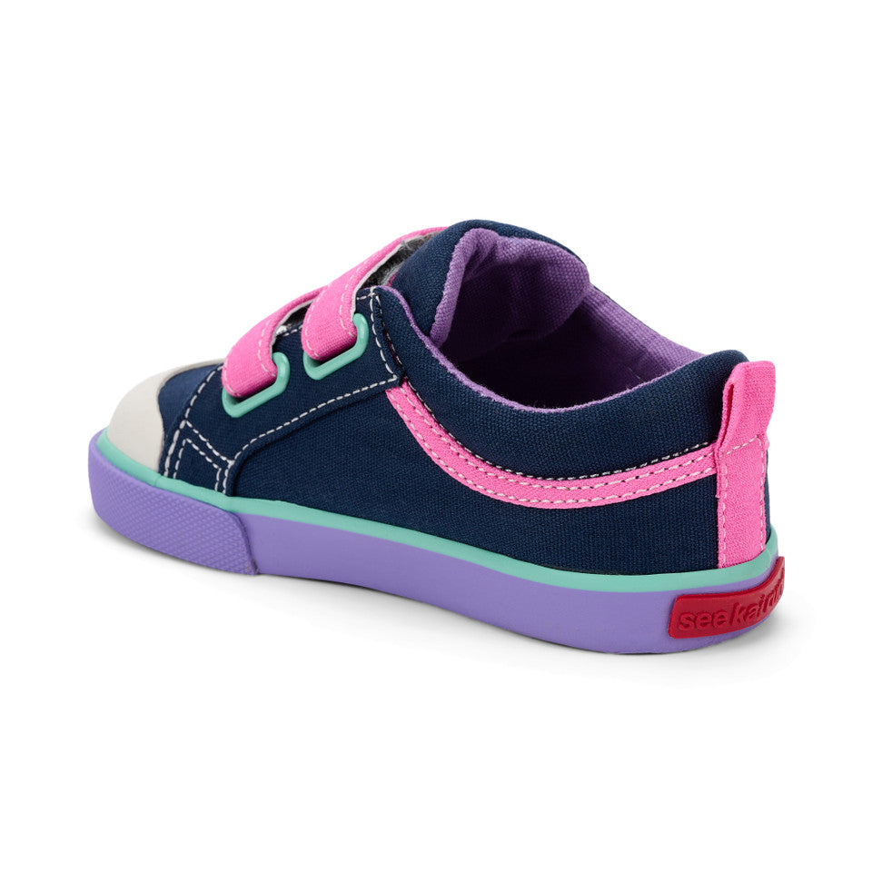 See Kai Run girls Robyne Navy/Hot Pink