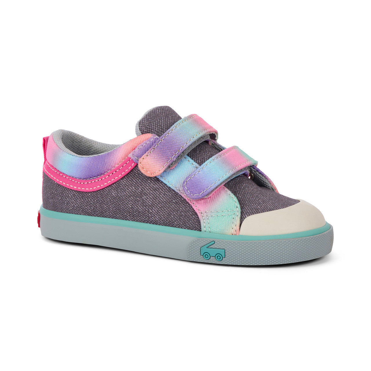 See Kai Run girls Robyne Gray Denim/Rainbow