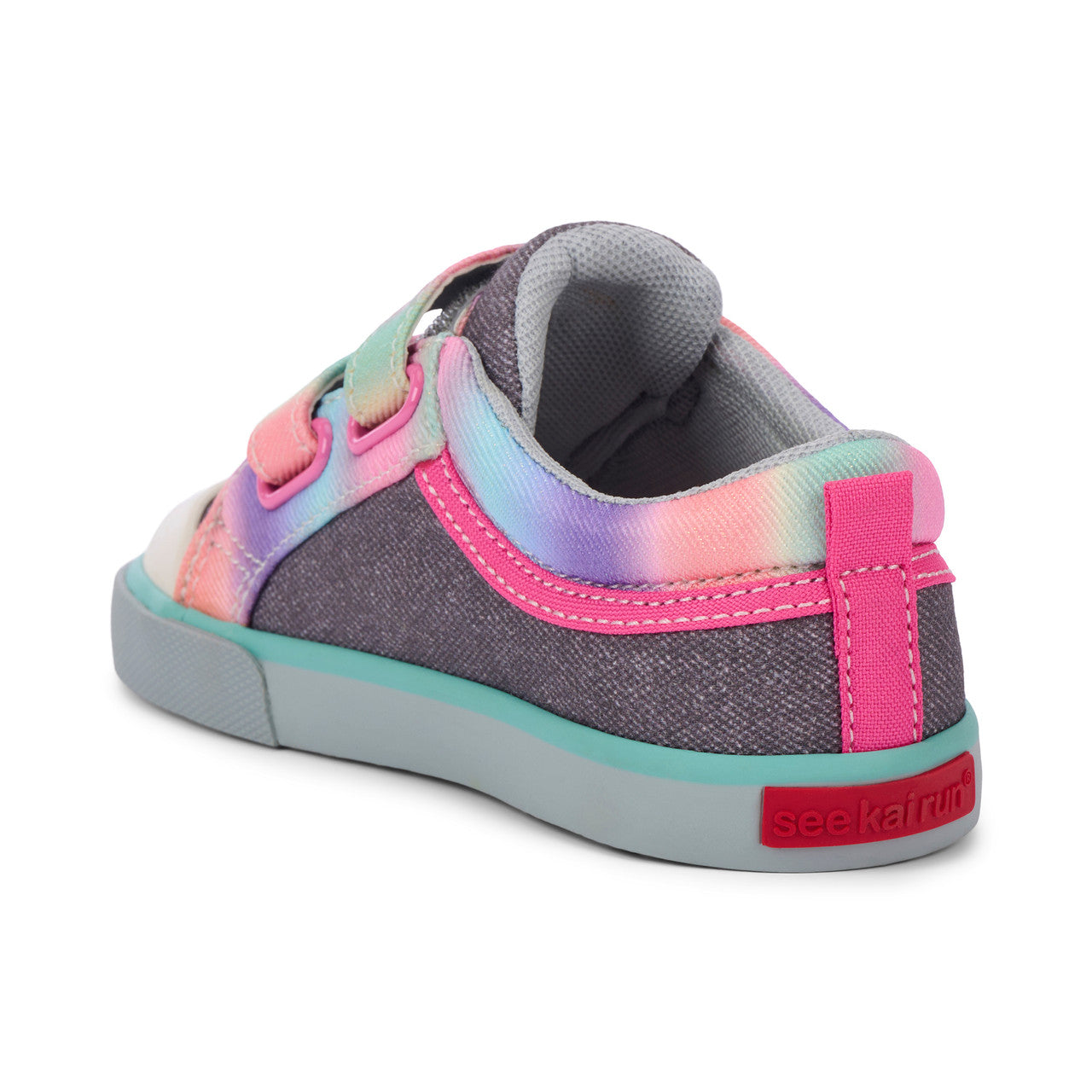 See Kai Run girls Robyne Gray Denim/Rainbow