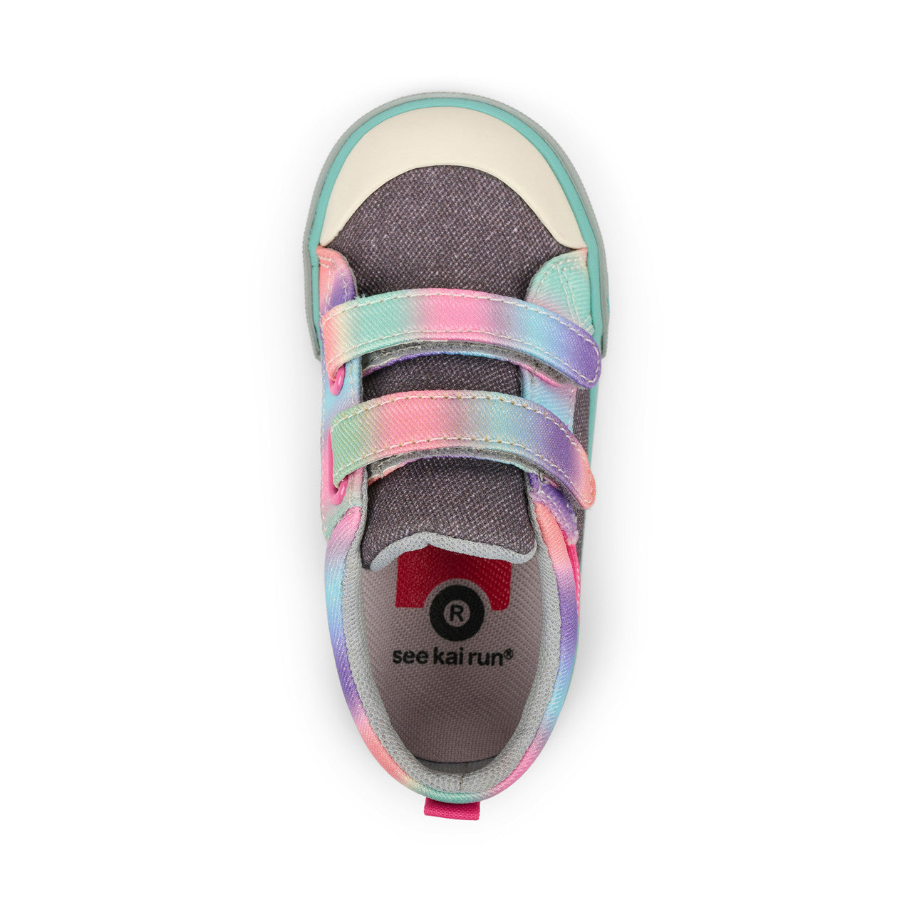 See Kai Run girls Robyne Gray Denim/Rainbow