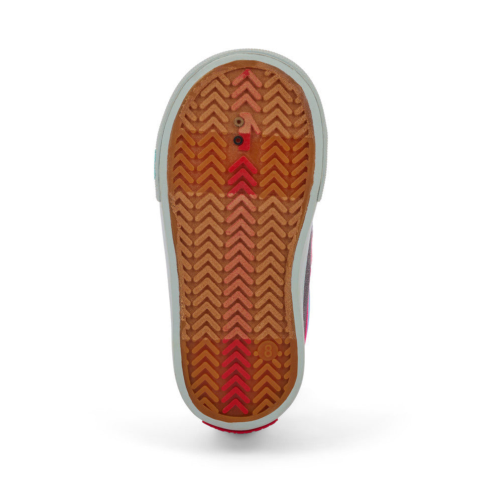 See Kai Run girls Robyne Gray Denim/Rainbow