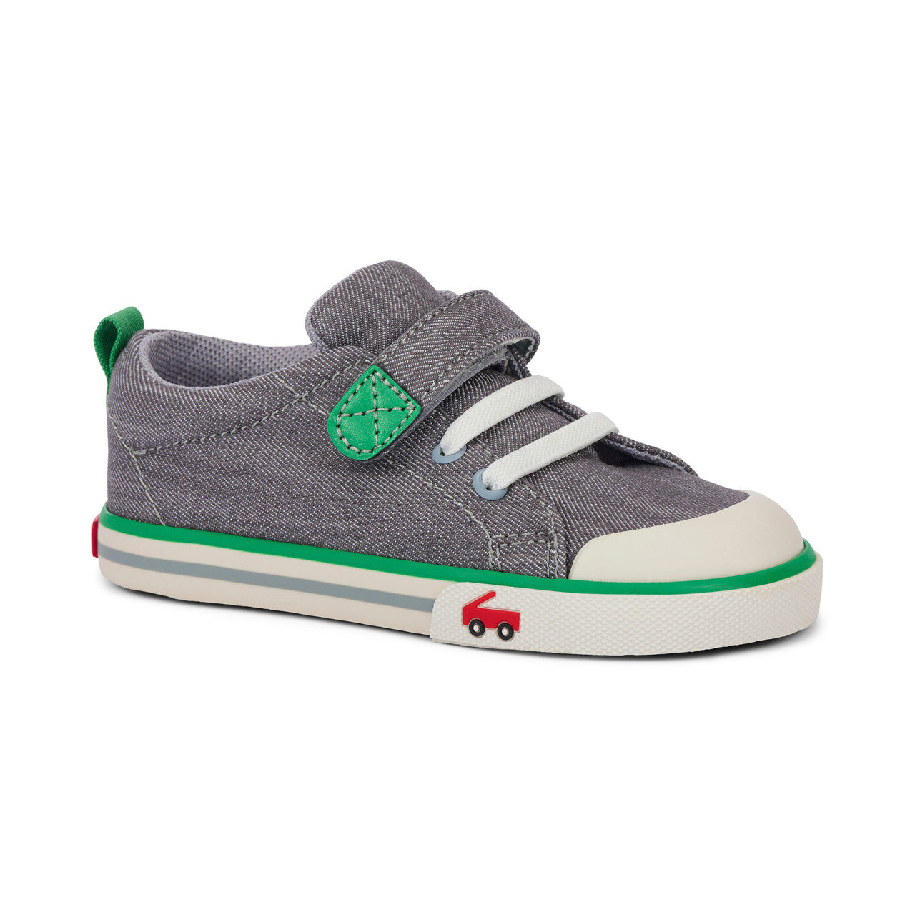 See Kai Run boys Stevie II Gray Denim/Green
