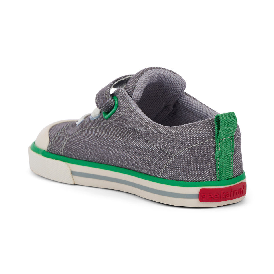See Kai Run boys Stevie II Gray Denim/Green