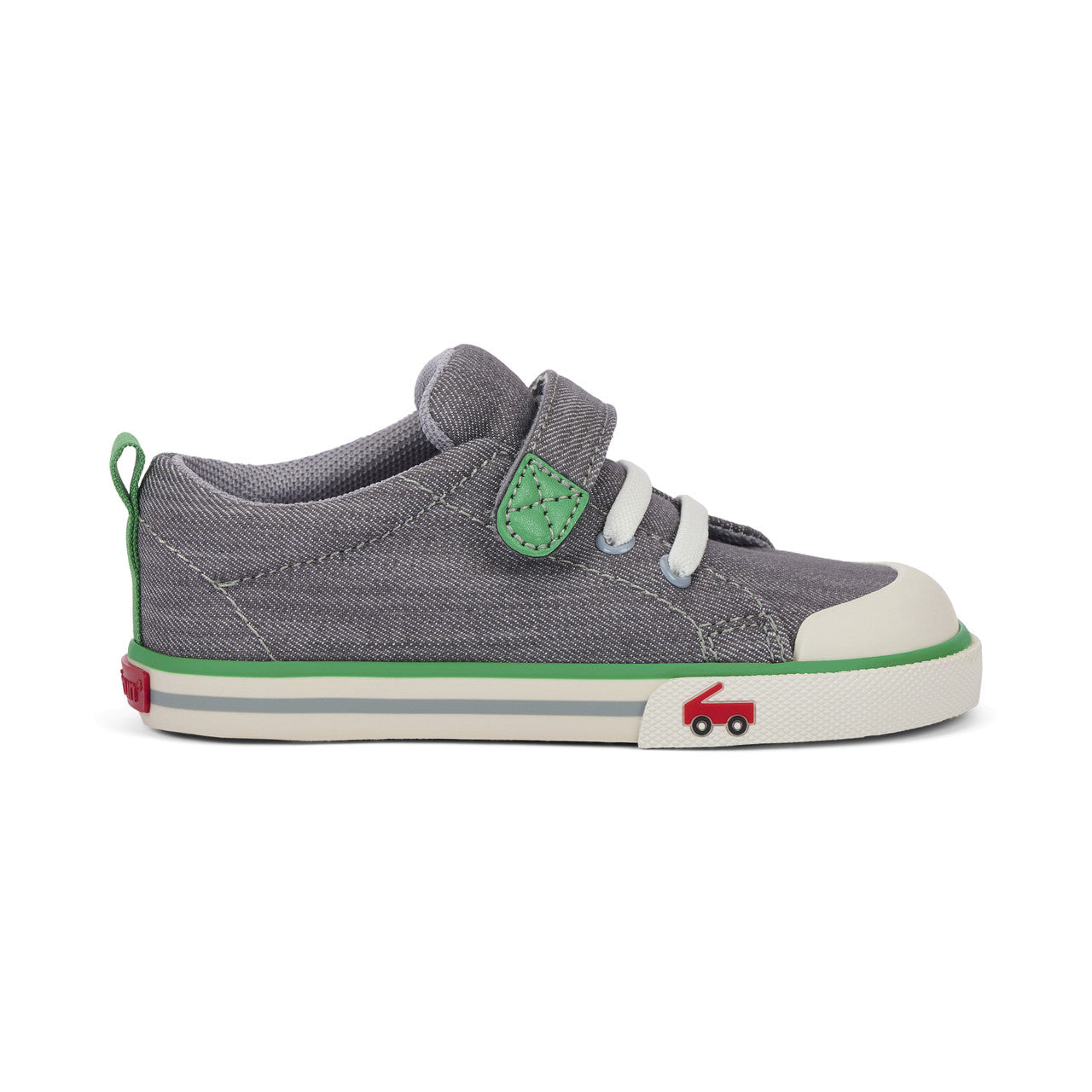See Kai Run boys Stevie II Gray Denim/Green