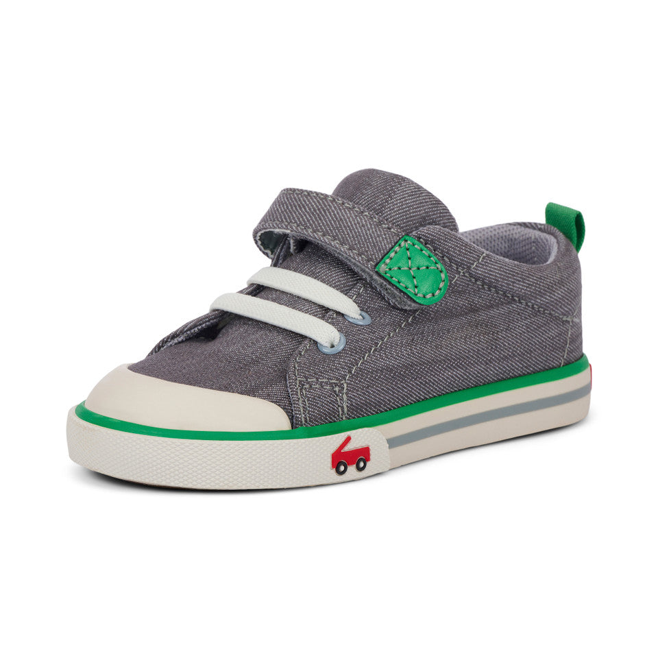 See Kai Run boys Stevie II Gray Denim/Green