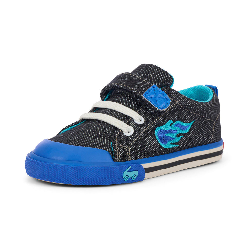 See Kai Run boys Stevie Black/Blue Flame