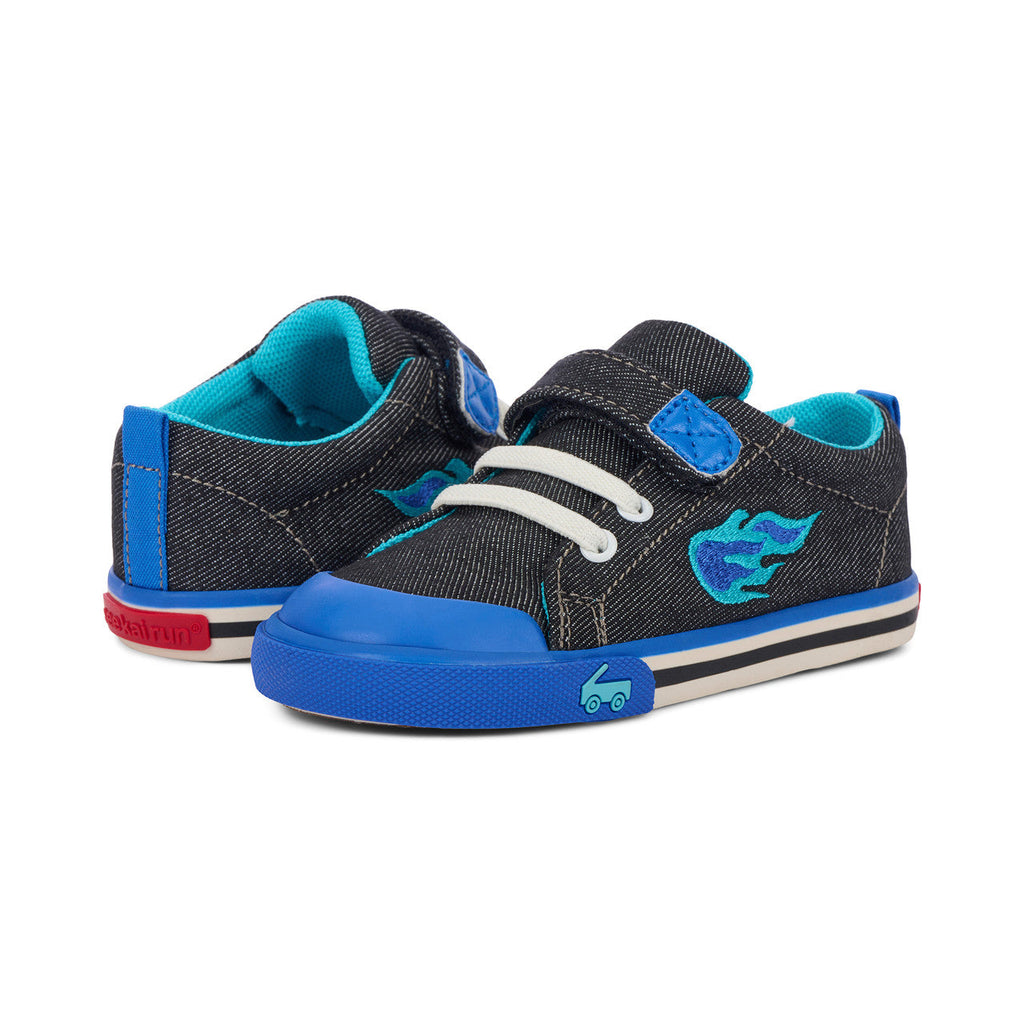 See Kai Run boys Stevie Black/Blue Flame