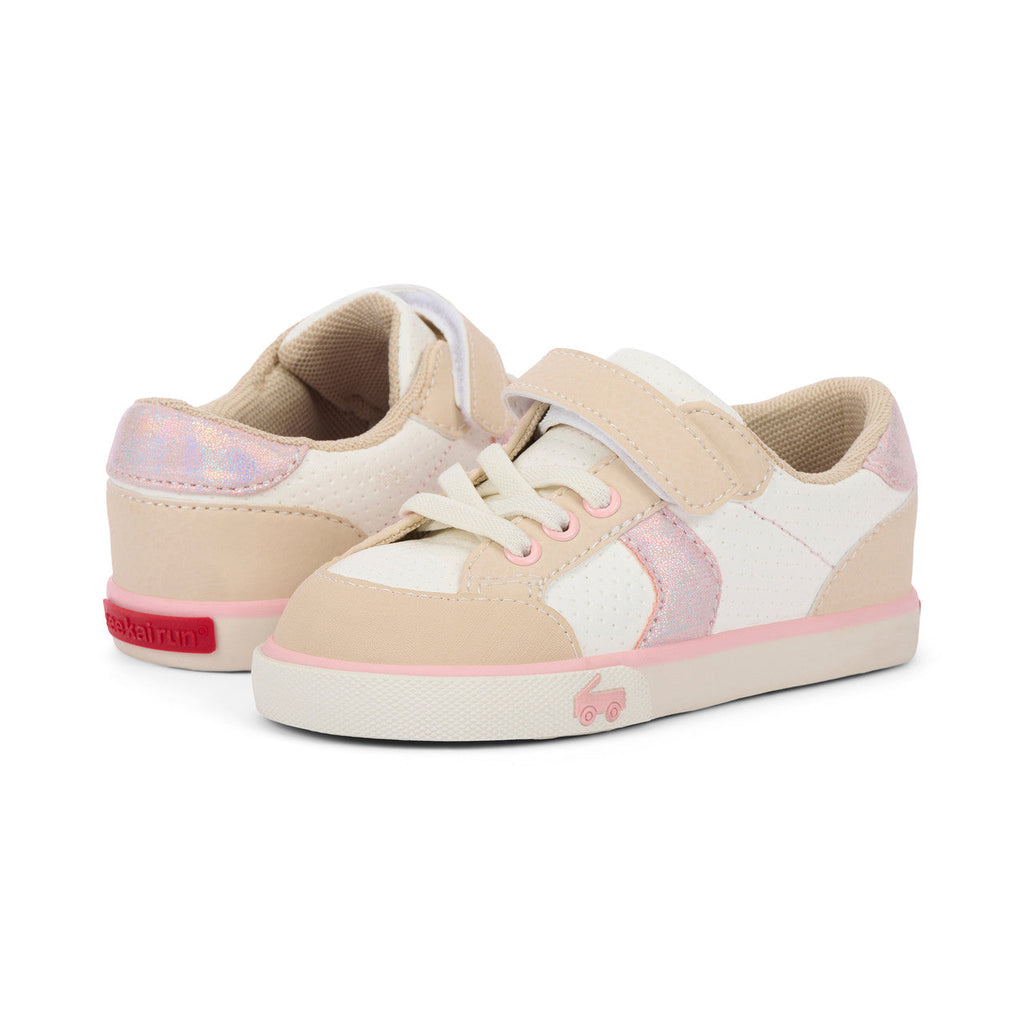 See Kai Run girls Connor White/Oatmeal