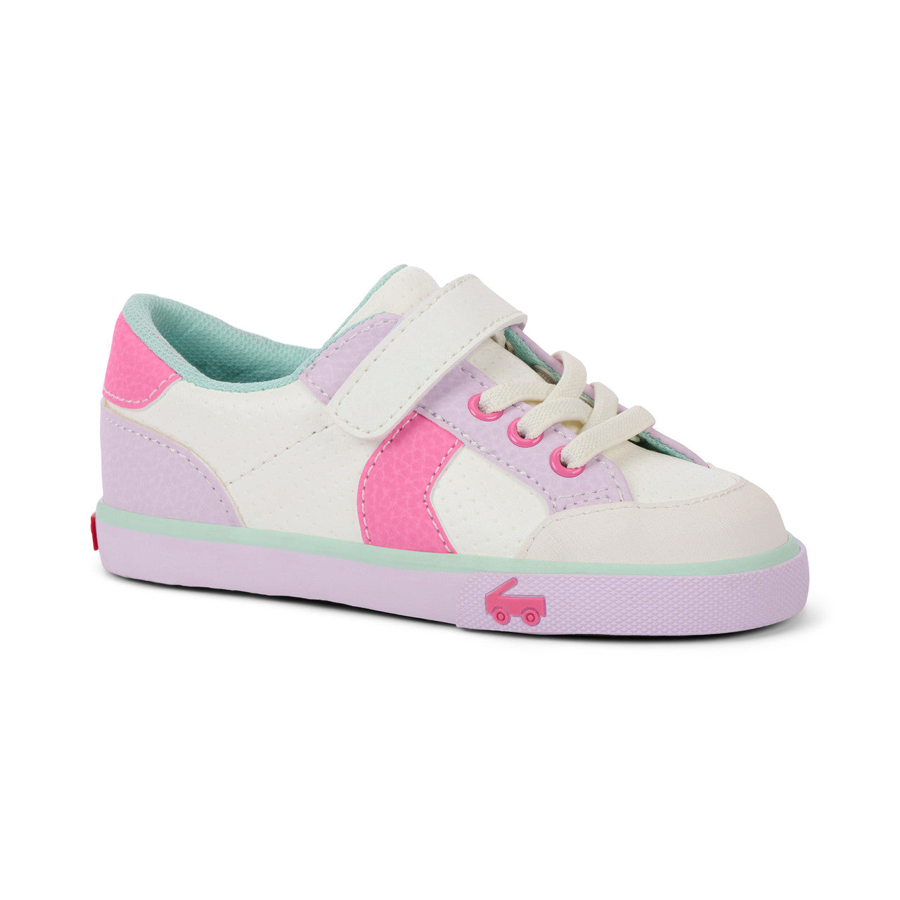See Kai Run girls Connor White/Hot Pink