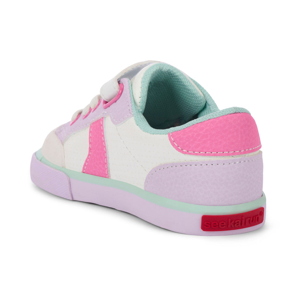 See Kai Run girls Connor White/Hot Pink