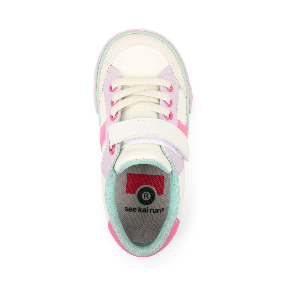 See Kai Run girls Connor White/Hot Pink