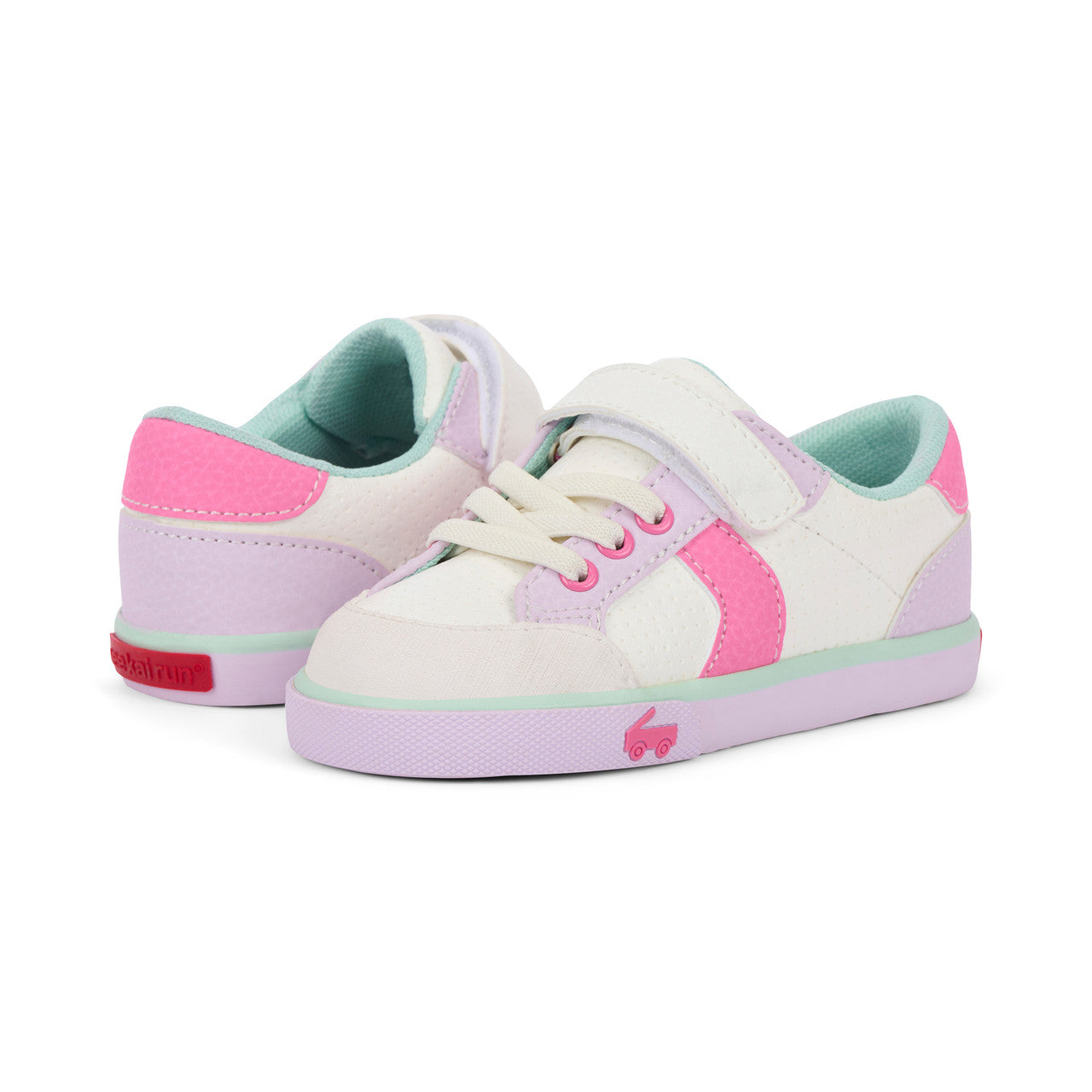 See Kai Run girls Connor White/Hot Pink