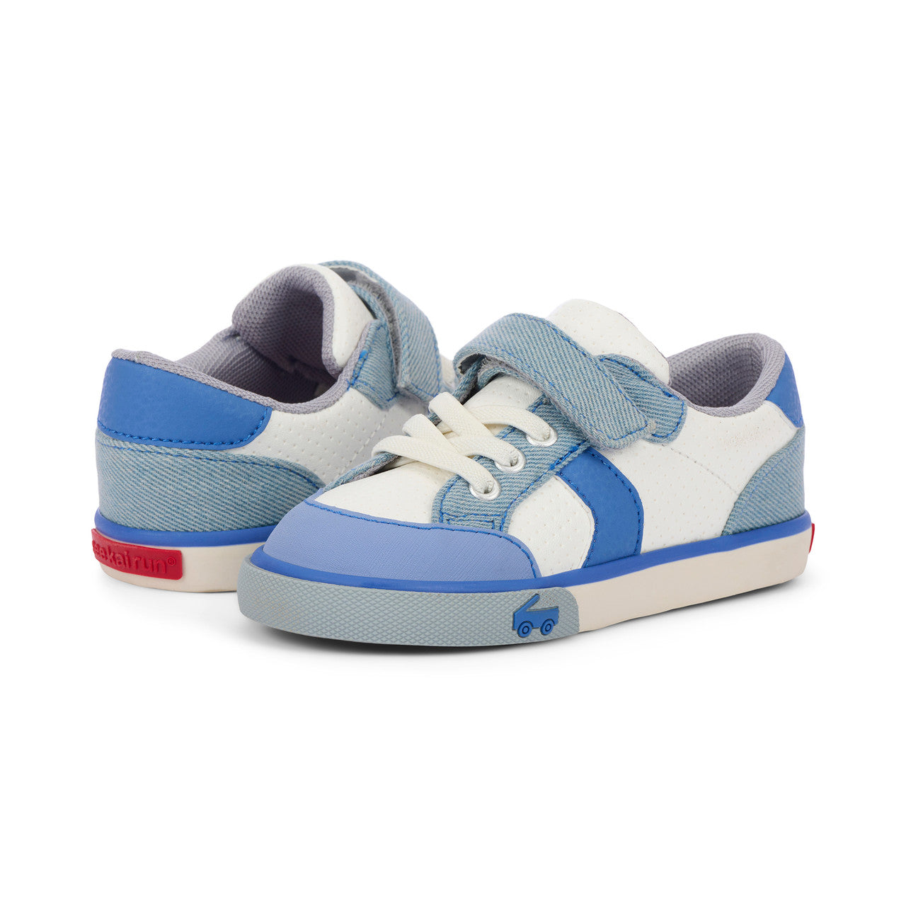 See Kai Run boys Connor White/Washed Denim