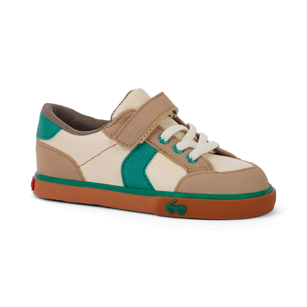 See Kai Run boys Connor Beige/Jungle Green