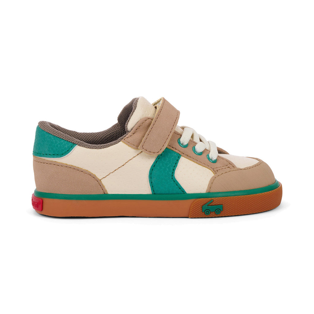 See Kai Run boys Connor Beige/Jungle Green