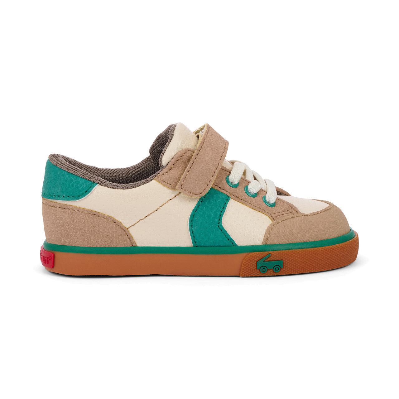 See Kai Run boys Connor Beige/Jungle Green