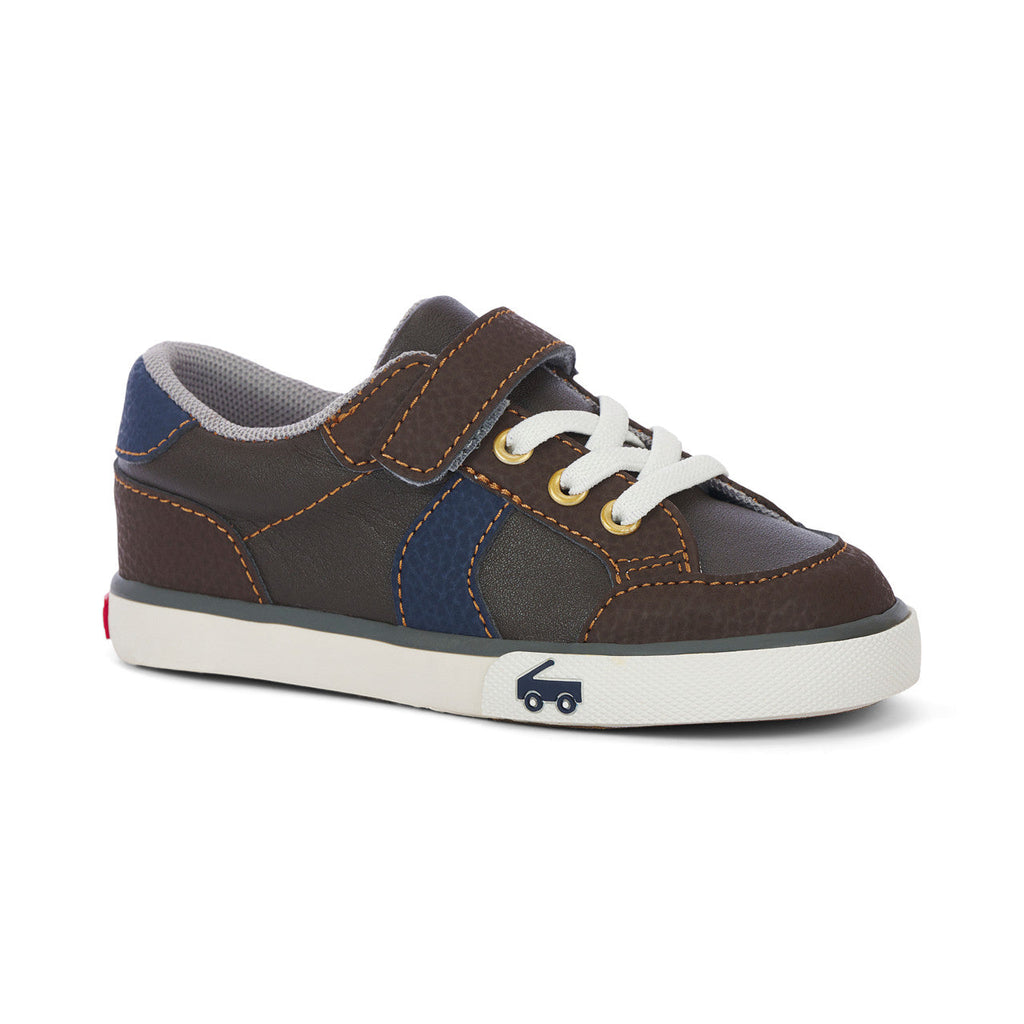 See Kai Run boys Connor Brown Leather