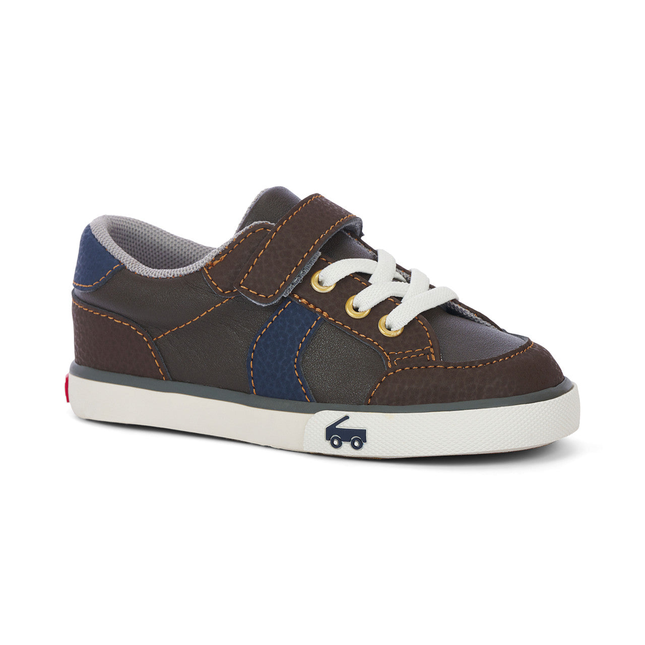 See Kai Run boys Connor Brown Leather
