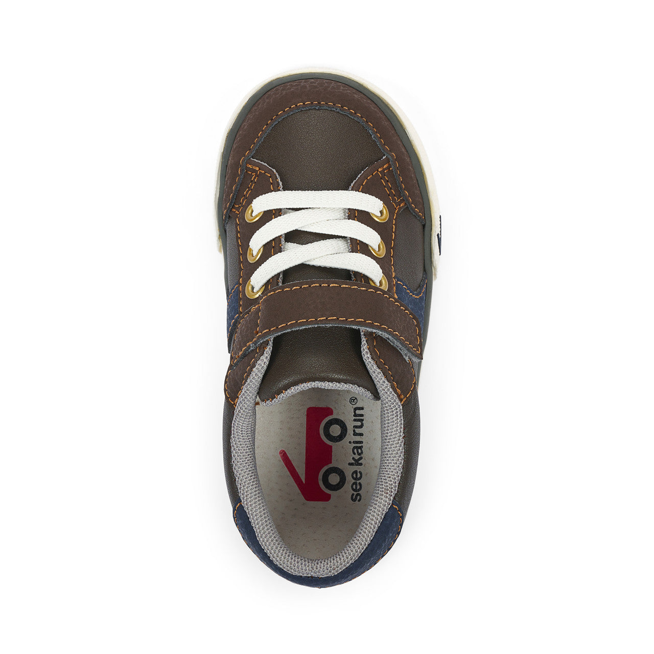 See Kai Run boys Connor Brown Leather