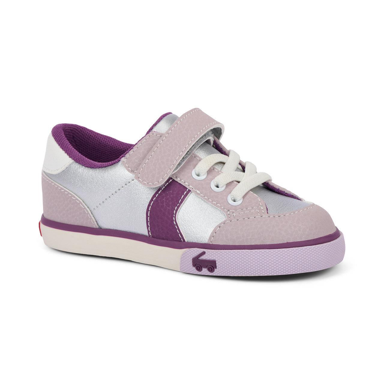 See Kai Run girls Connor Silver Leather