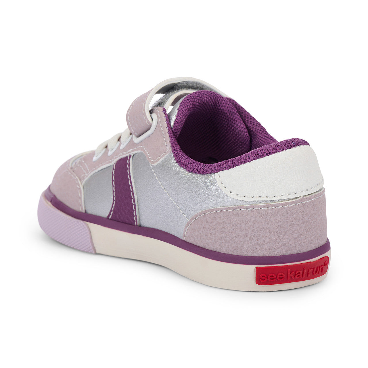 See Kai Run girls Connor Silver Leather