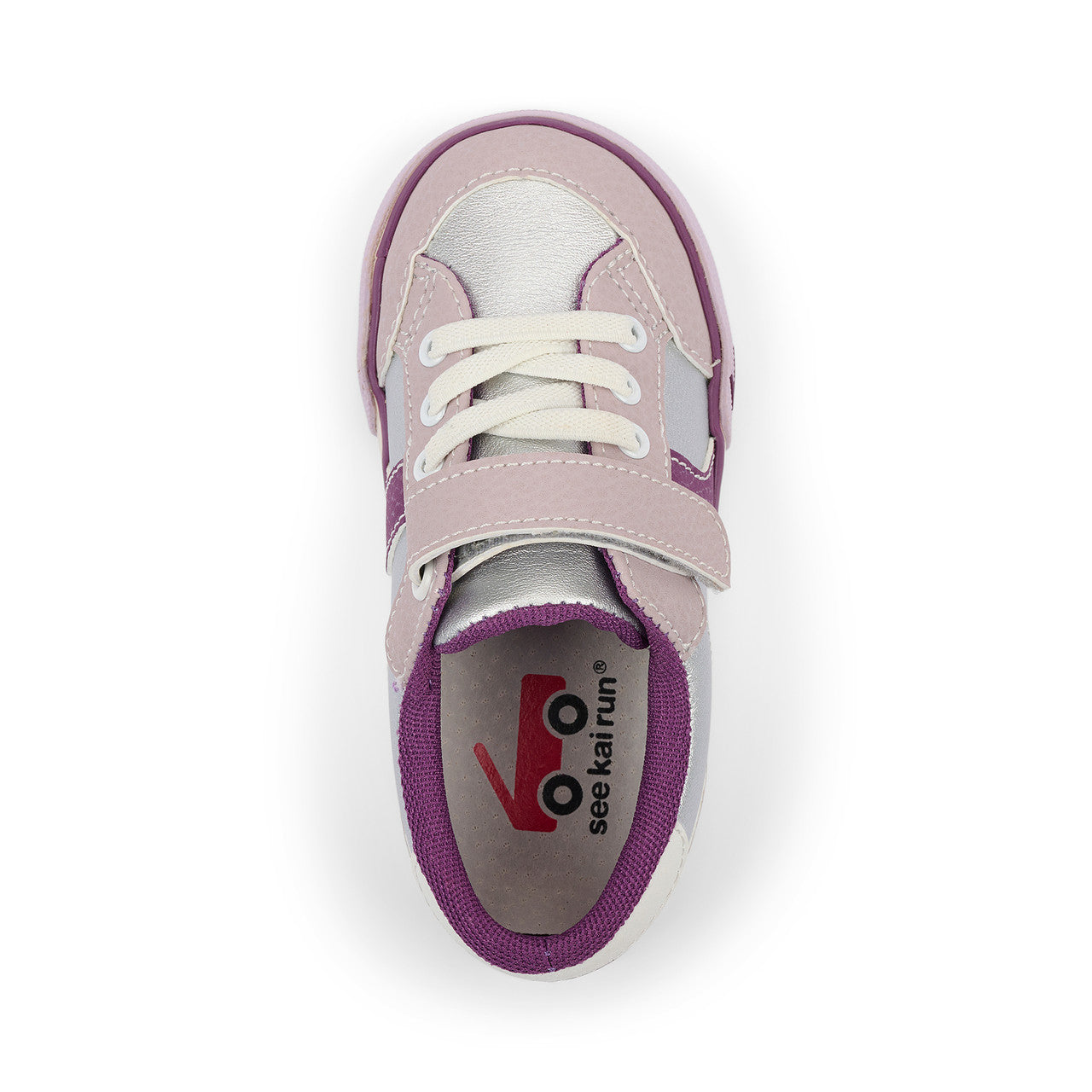 See Kai Run girls Connor Silver Leather