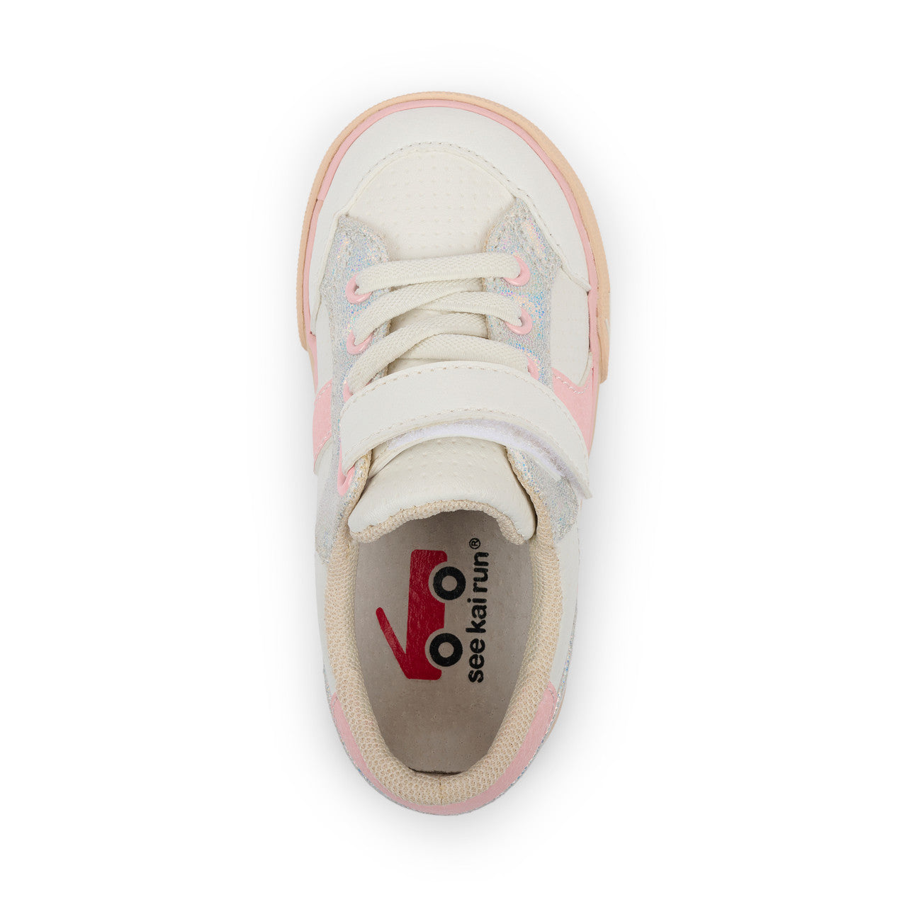 See Kai Run girls Connor White/Pink