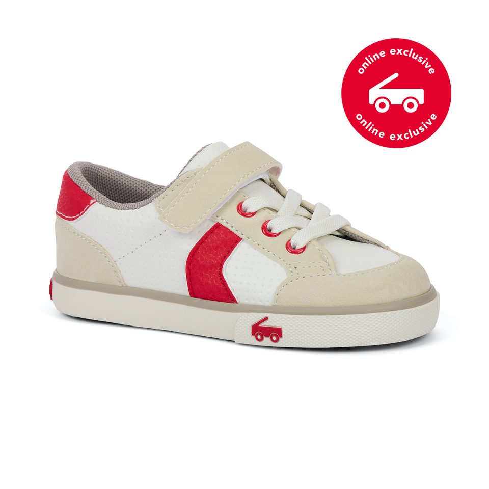 See Kai Run boys Connor White/Red