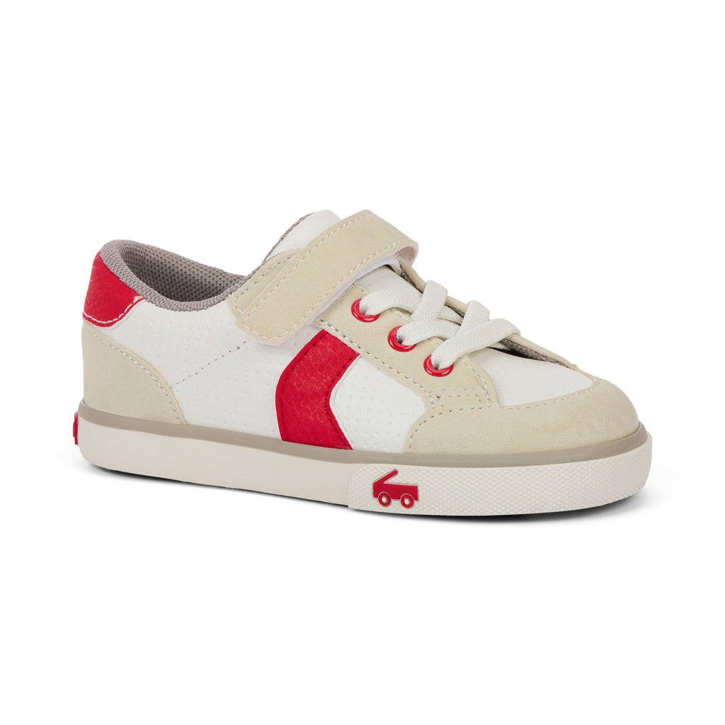 See Kai Run boys Connor White/Red