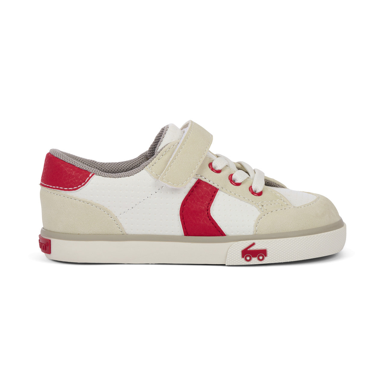 See Kai Run boys Connor White/Red