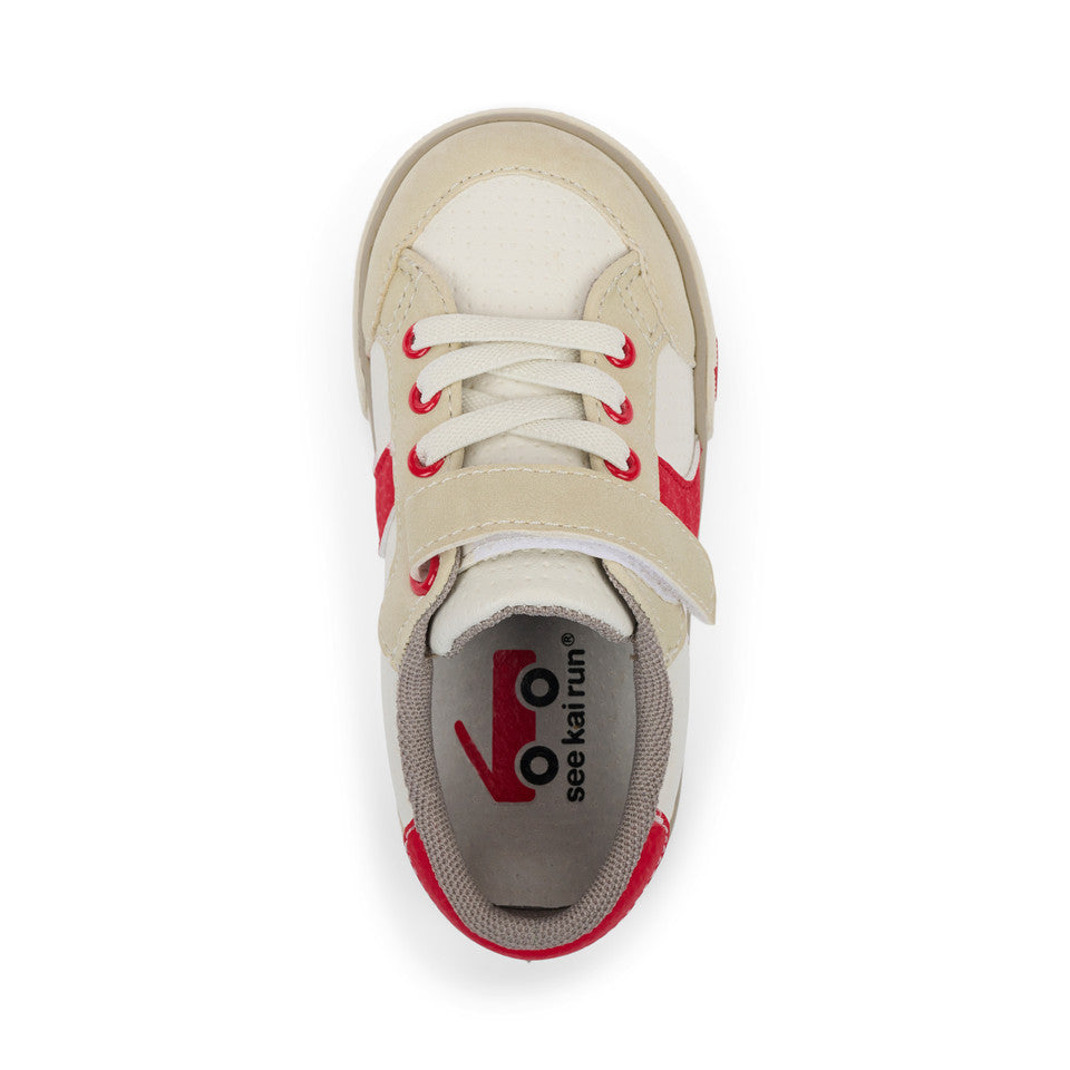 See Kai Run boys Connor White/Red