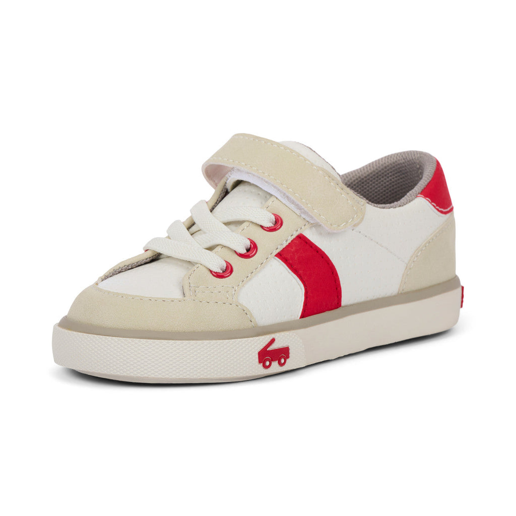 See Kai Run boys Connor White/Red