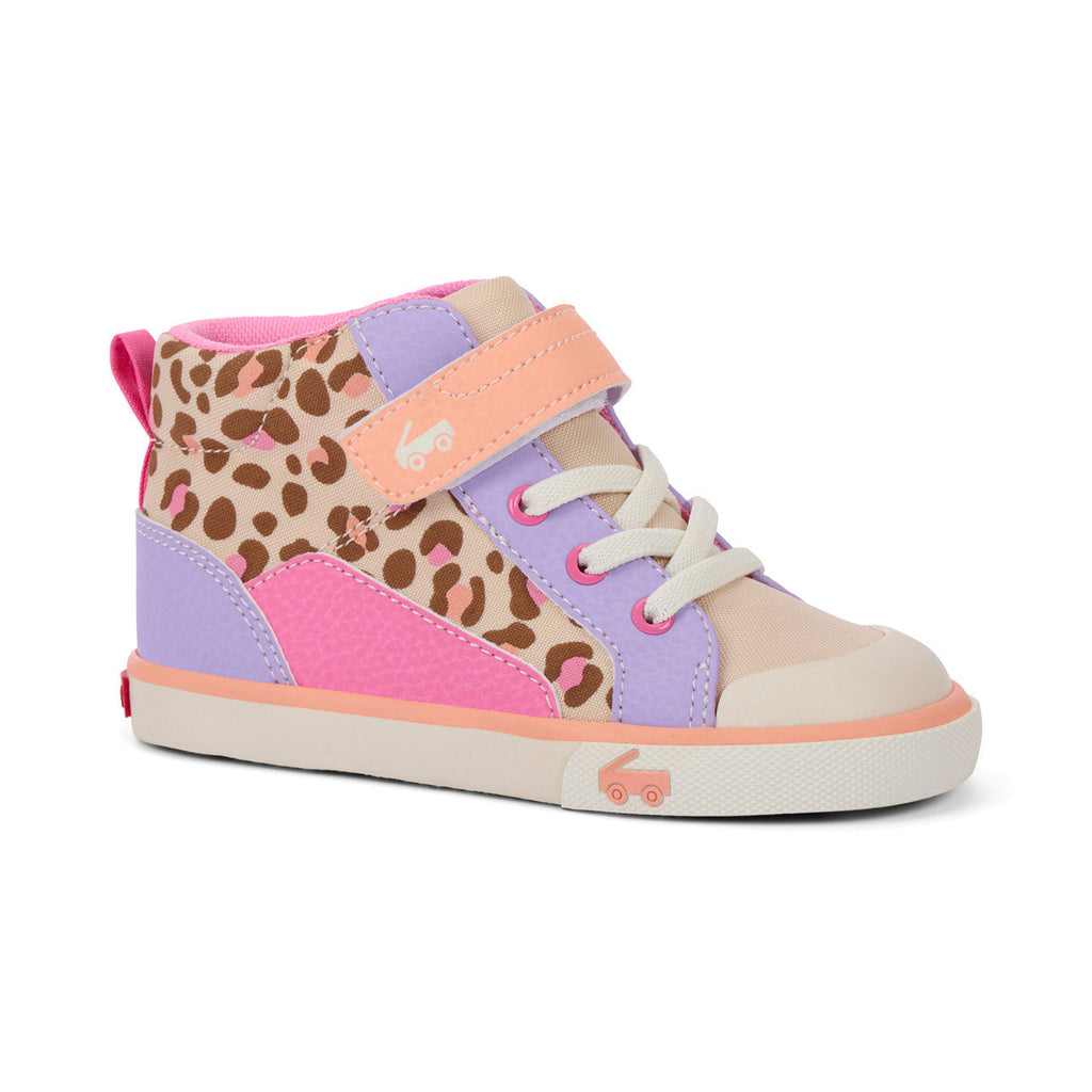 See Kai Run girls Dayton Oatmeal/Leopard