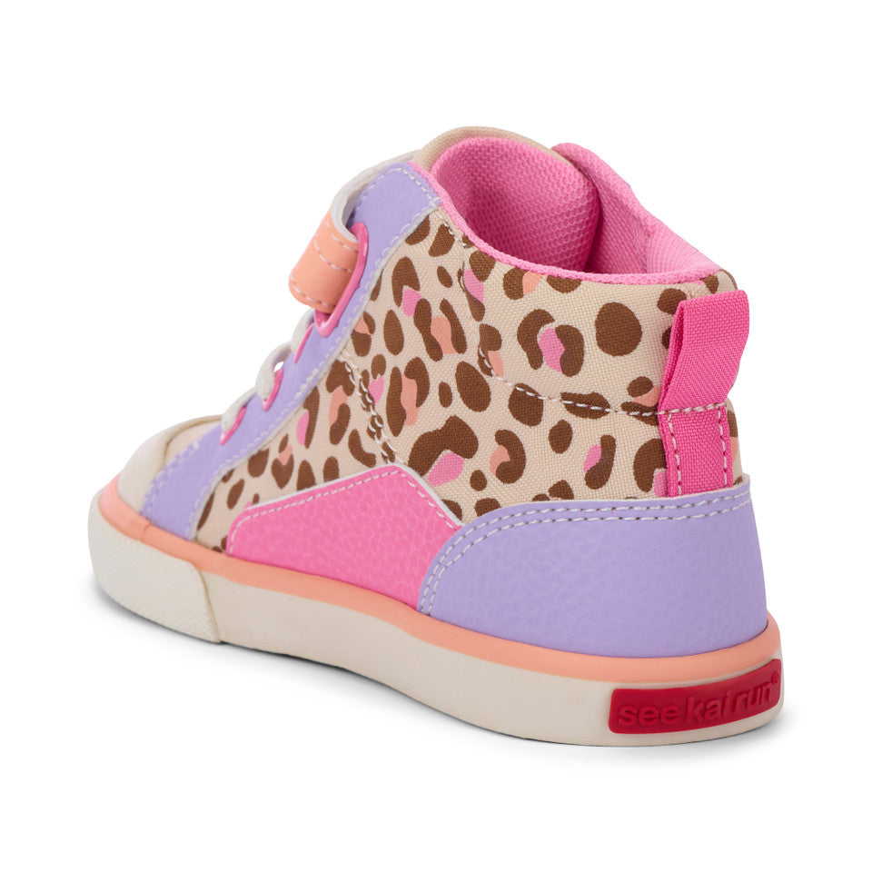 See Kai Run girls Dayton Oatmeal/Leopard