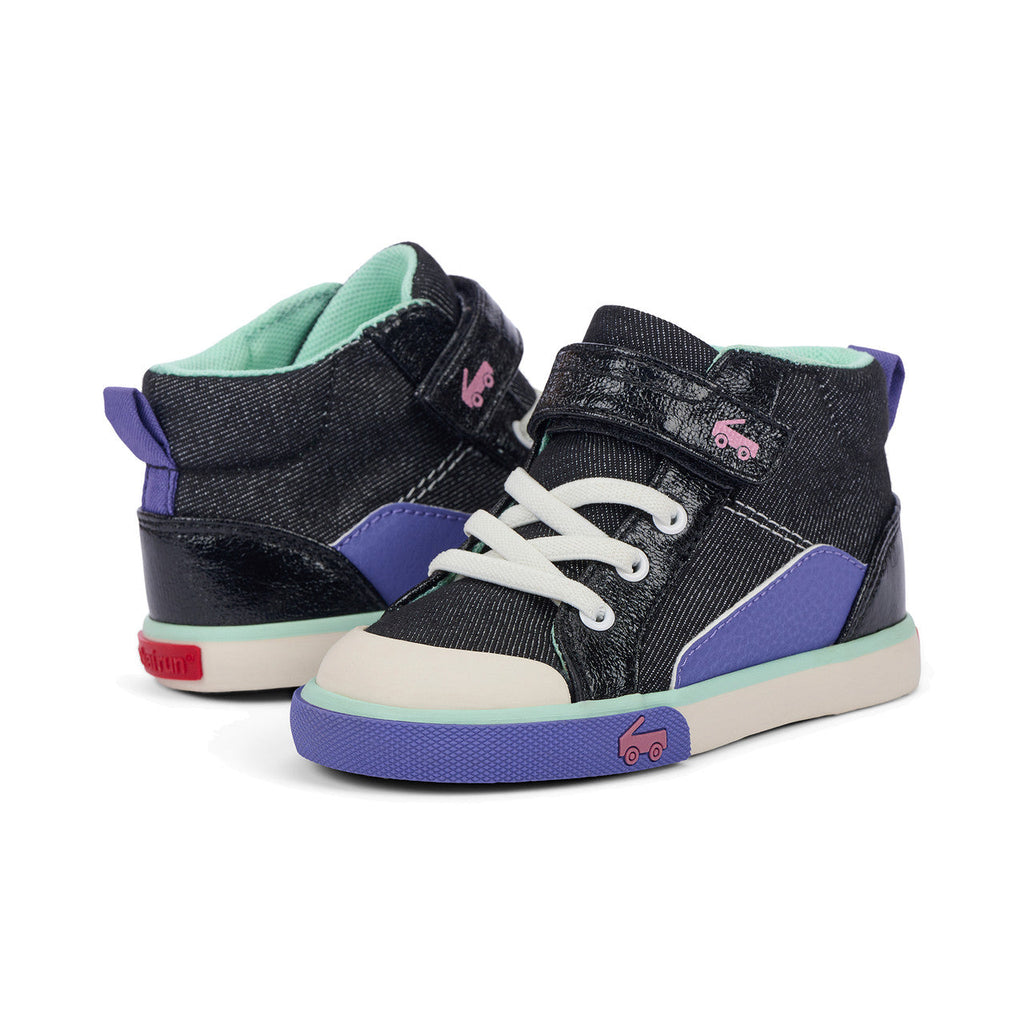 See Kai Run girls Dayton Black Denim