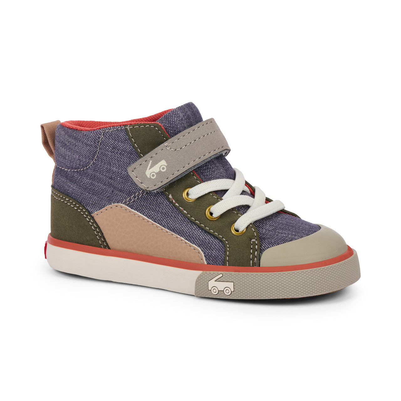 See Kai Run boys Dayton Gray Denim/Olive