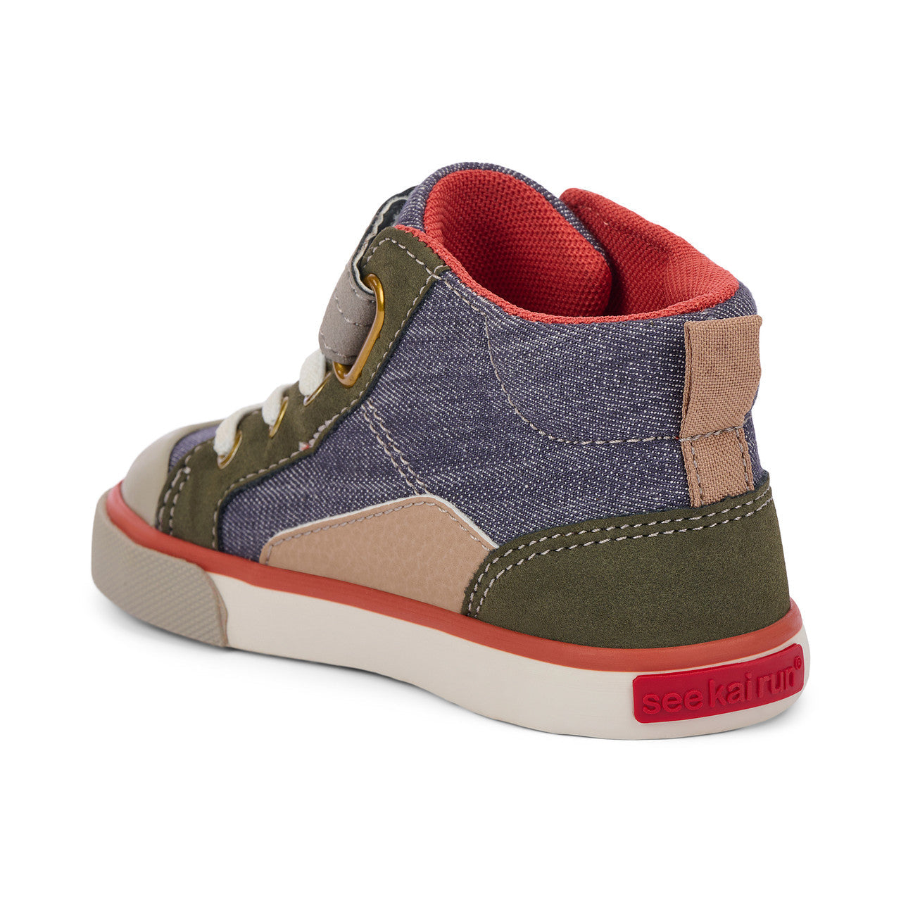 See Kai Run boys Dayton Gray Denim/Olive