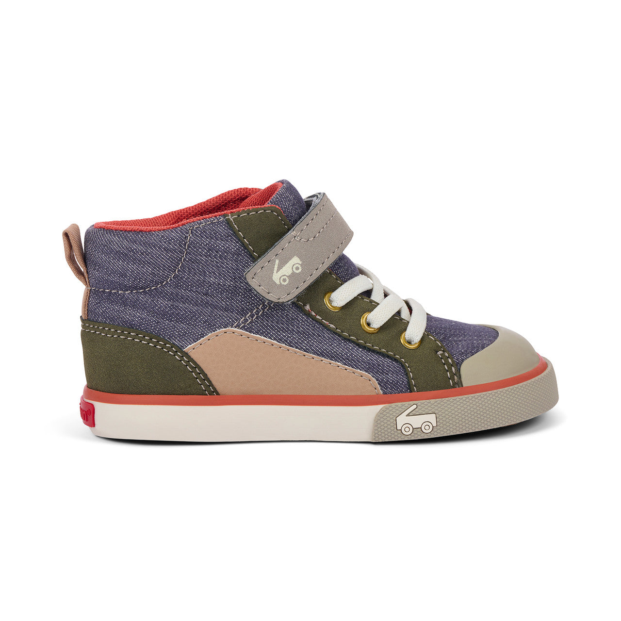 See Kai Run boys Dayton Gray Denim/Olive