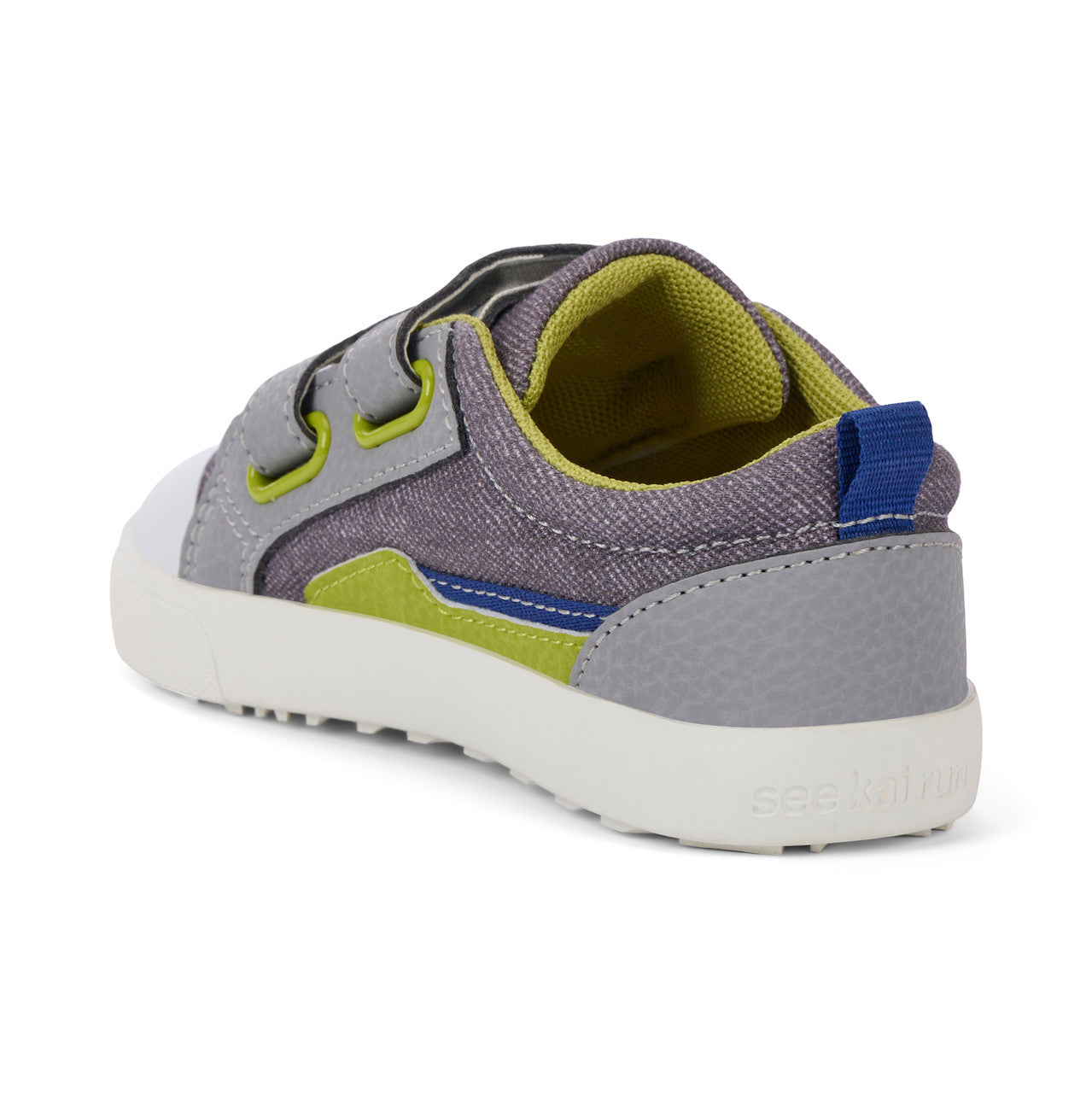 See Kai Run boys Riley Gray Denim/Lime