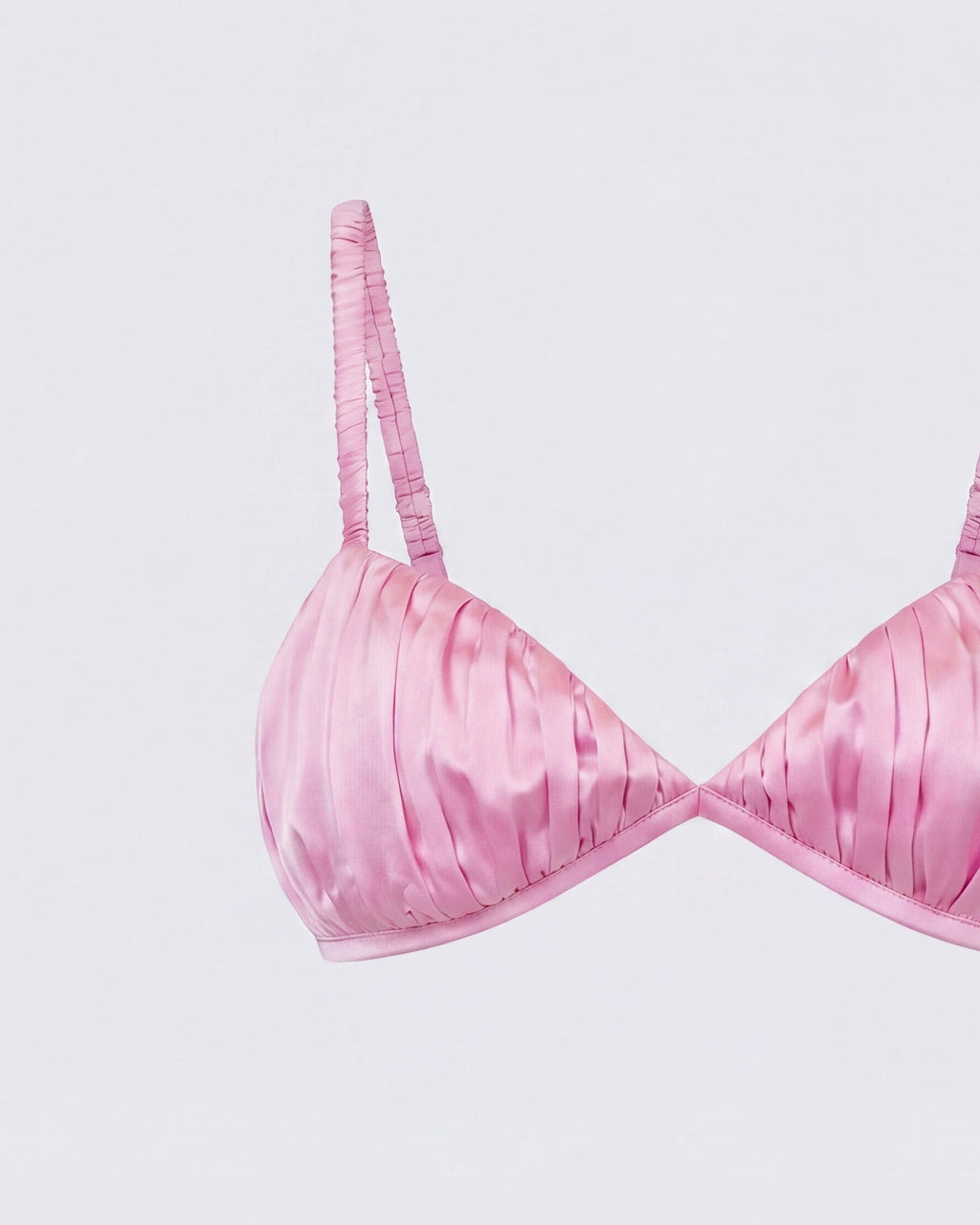 Finesse Suzanna Satin Gathered Bra Top
