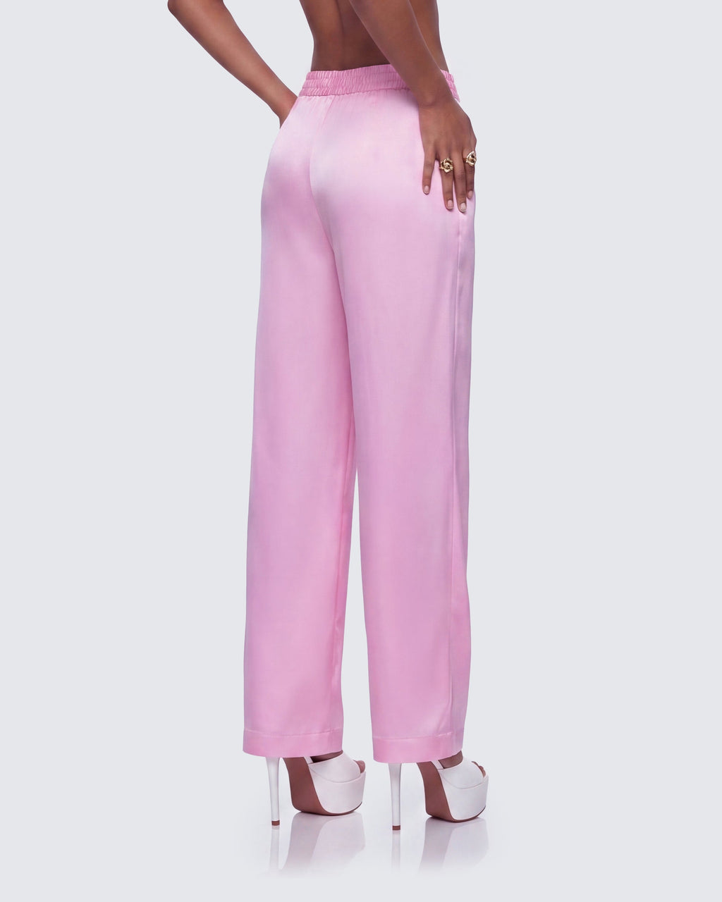 Finesse Suzanna Satin Wide Leg Trouser