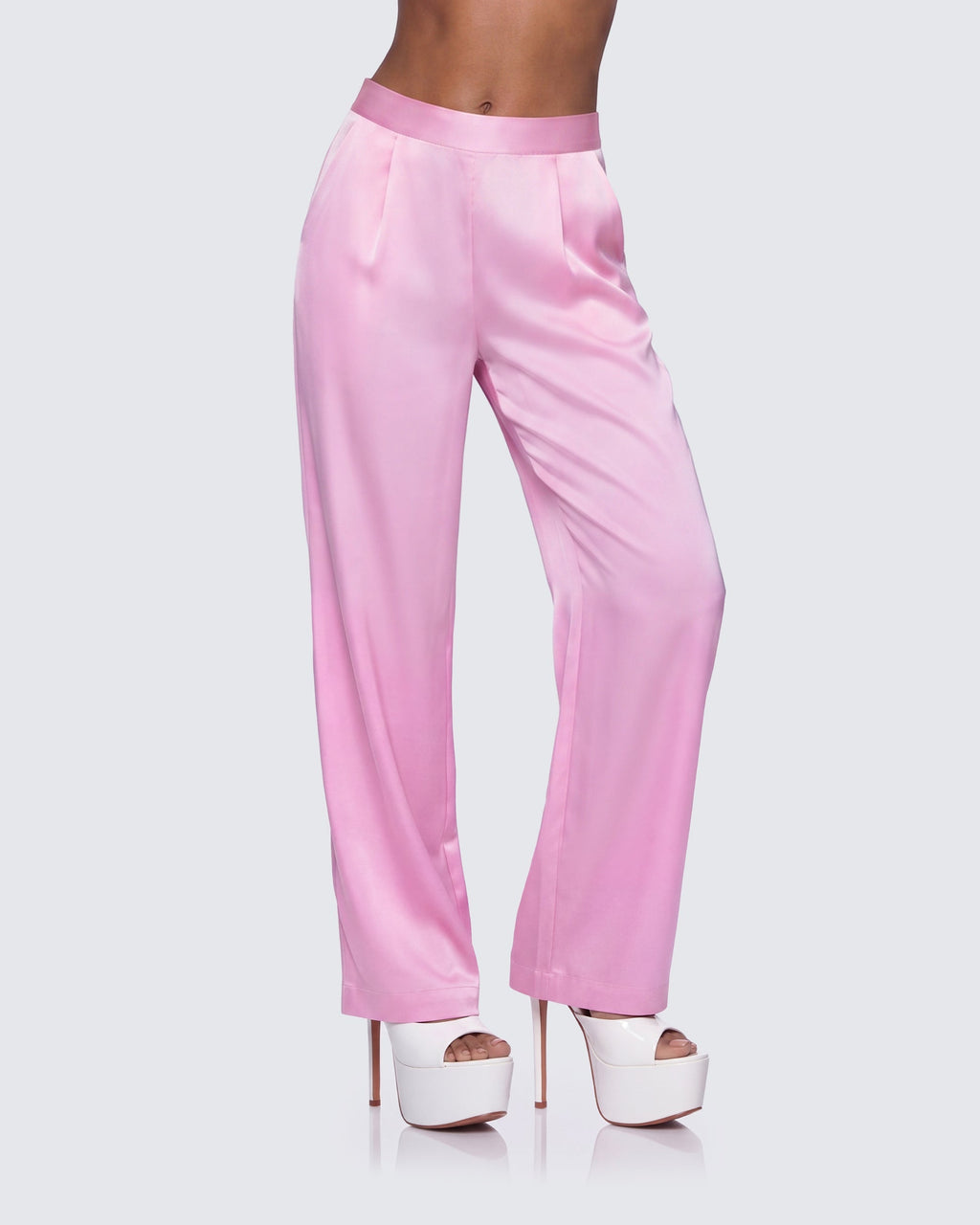 Finesse Suzanna Satin Wide Leg Trouser