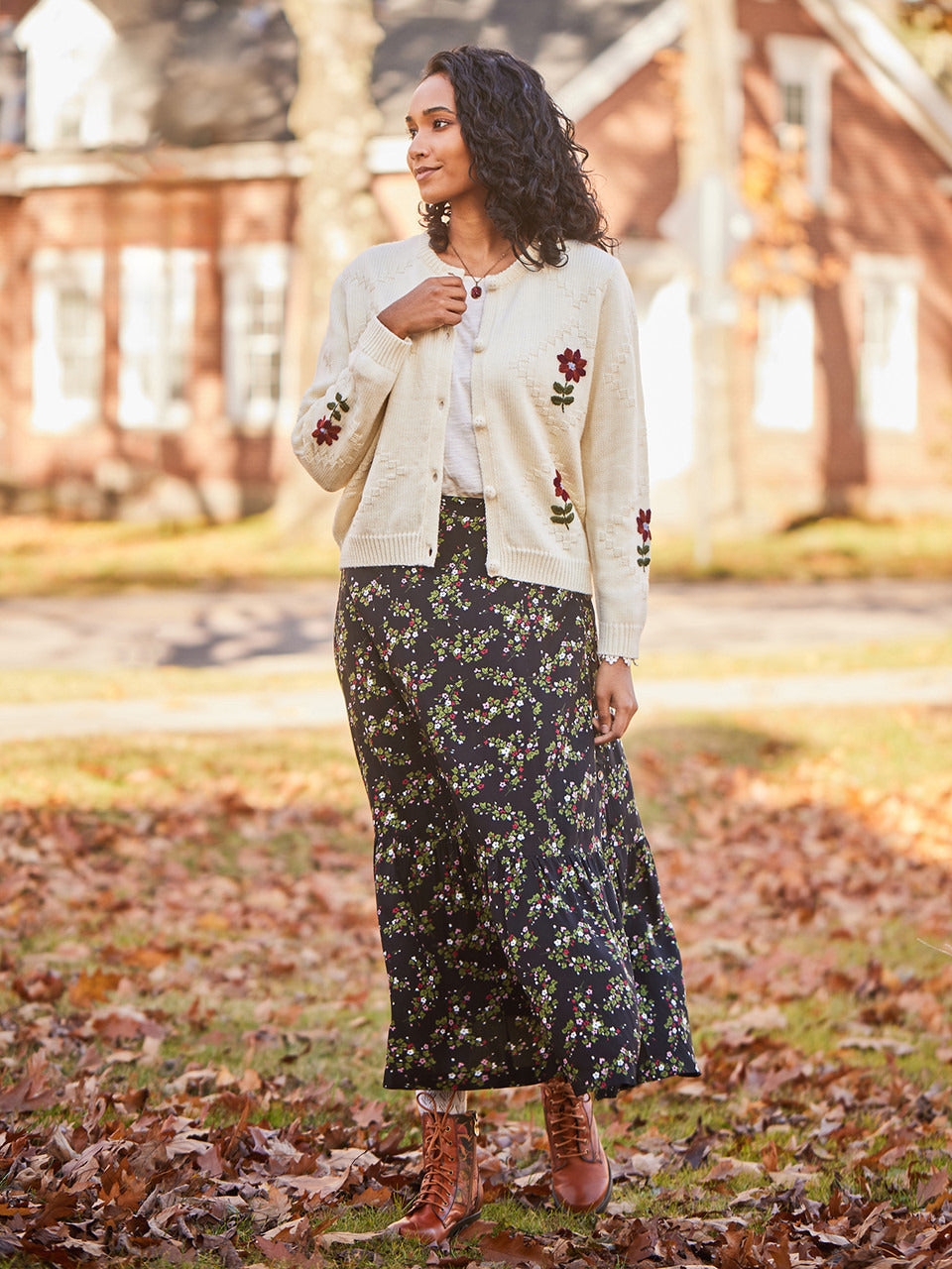 April Cornell Cozy Garden Cardigan