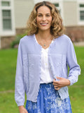 April Cornell Primavera Cardigan - Periwinkle