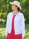 April Cornell Primavera Cardigan - White